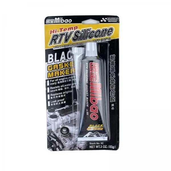 High Temp Silicone Engine Sealant for Automotive Water Oil Resistant Gasket Maker Tube with Precision Nozzle