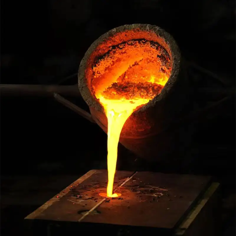 Remote Control Lifting Medium Frequency Induction Scrap Iron Steel Copper Aluminum Metal Small Crucible