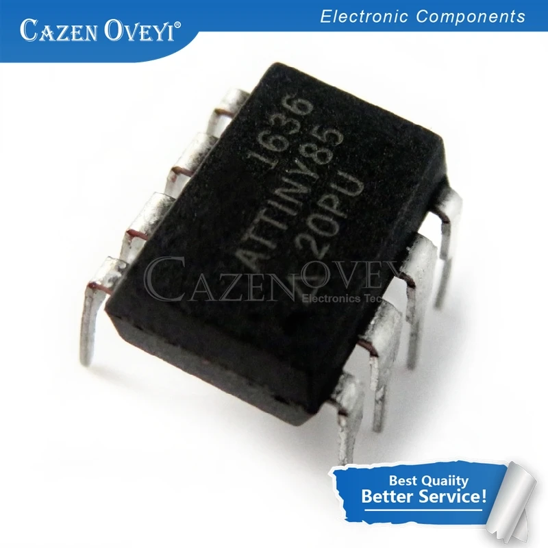 NEW Chipset 5pcs/lot ATTINY85-20PU ATTINY85-20 ATTINY85 85-20PU DIP-8 new and original In Stock