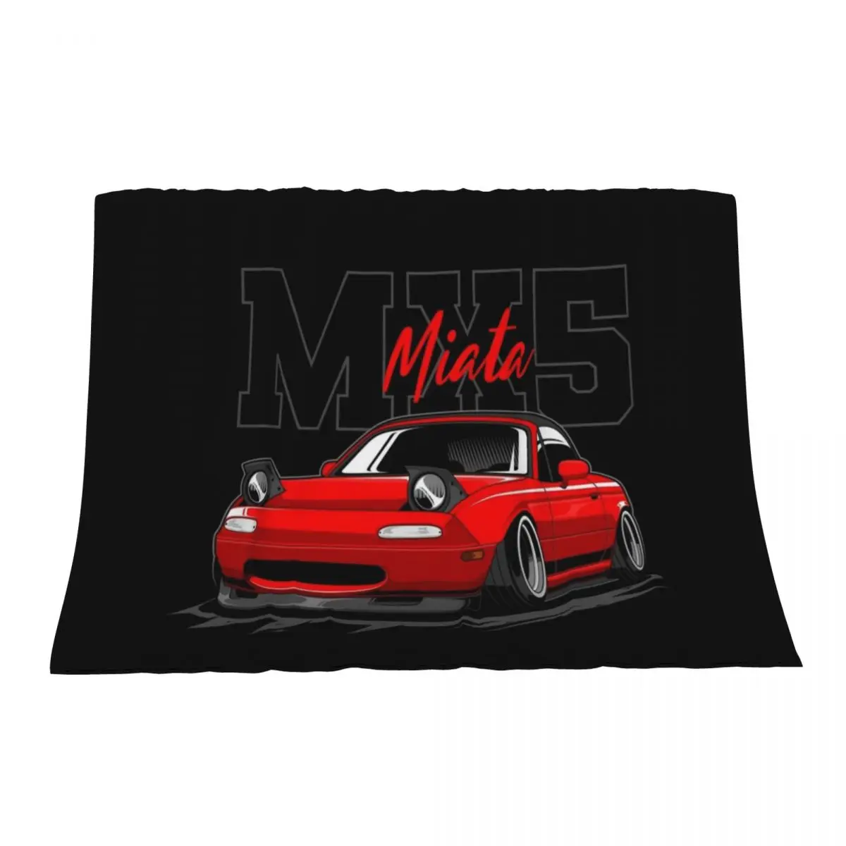 

red miata jdm car Throw Blanket Summer Kid'S warm winter christmas gifts Blankets