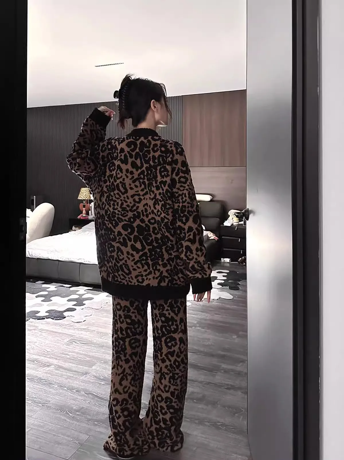 

Pajama Sets Summer Woman Couple Long Sleeve Sleepwear Fall Thick Velvet Ladies Homeclothes Warm Cozy Soft Thermal Romantic Unise