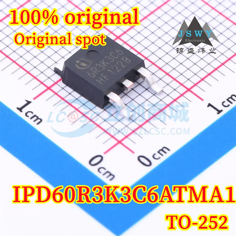 (10/50PCS) IPD60R3K3C6ATMA1 IPD60R3K3C6 6R3K3C6TO-252-3 100% Brand New Original N-Channel 600V 1.7A In Stock
