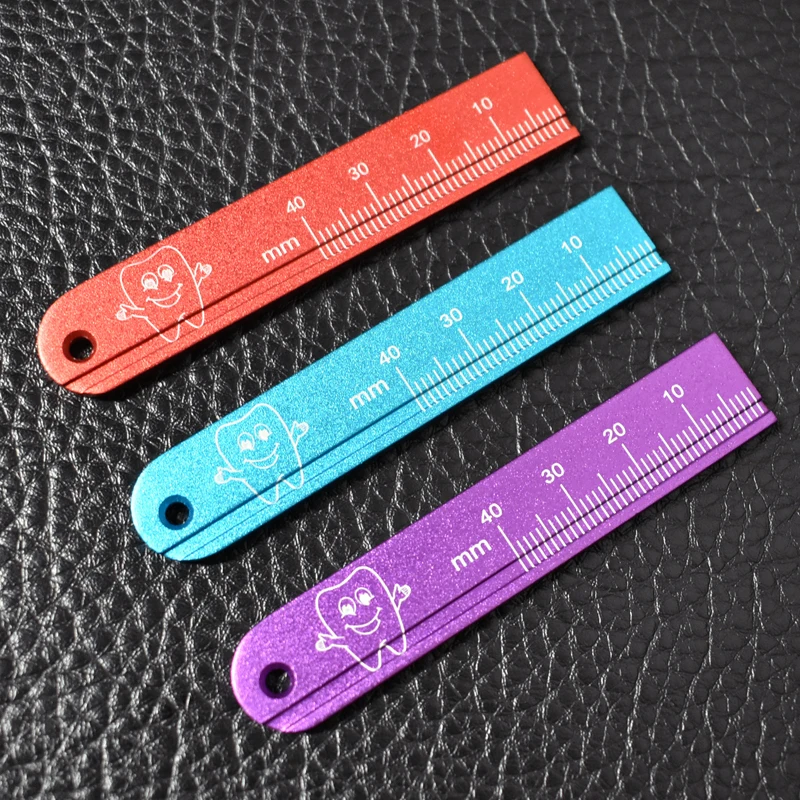 3pcs Dental Instruments Endo Rulers Measuring Ruler Span Measure Scale Endodontic Dental Materials Dentist Tools