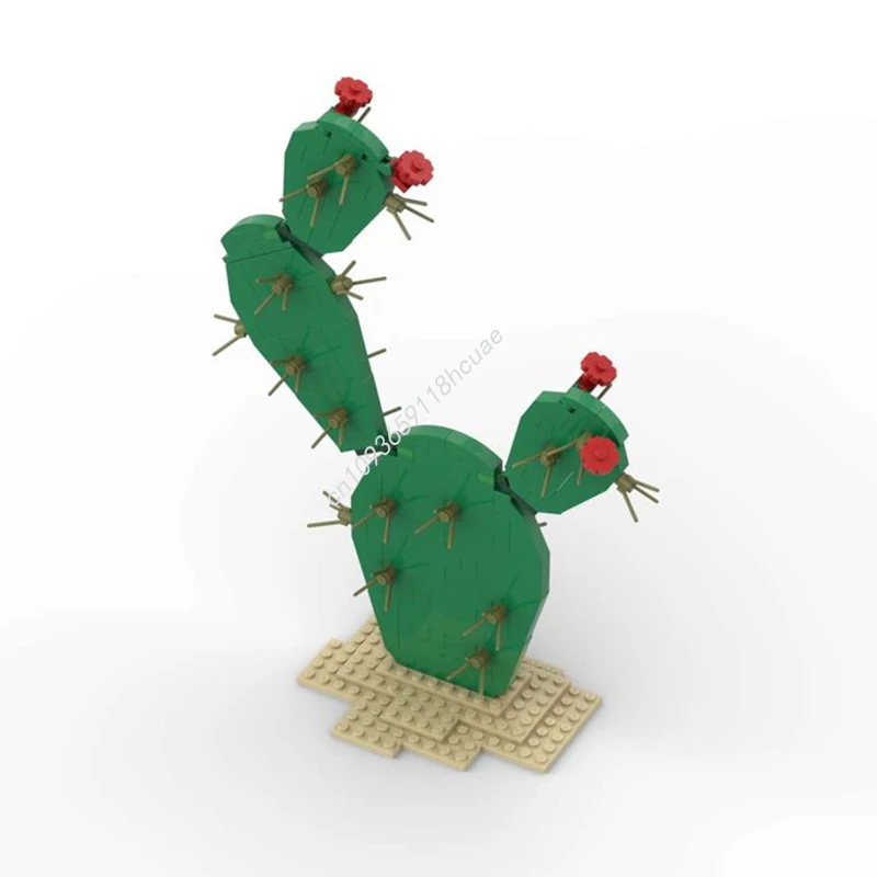 

183 шт. MOC заячье ухо кактус строительные блоки Рождество DIY инженерный проект идеально подходит для молодых внутреннихovators STEM образовательный подарок