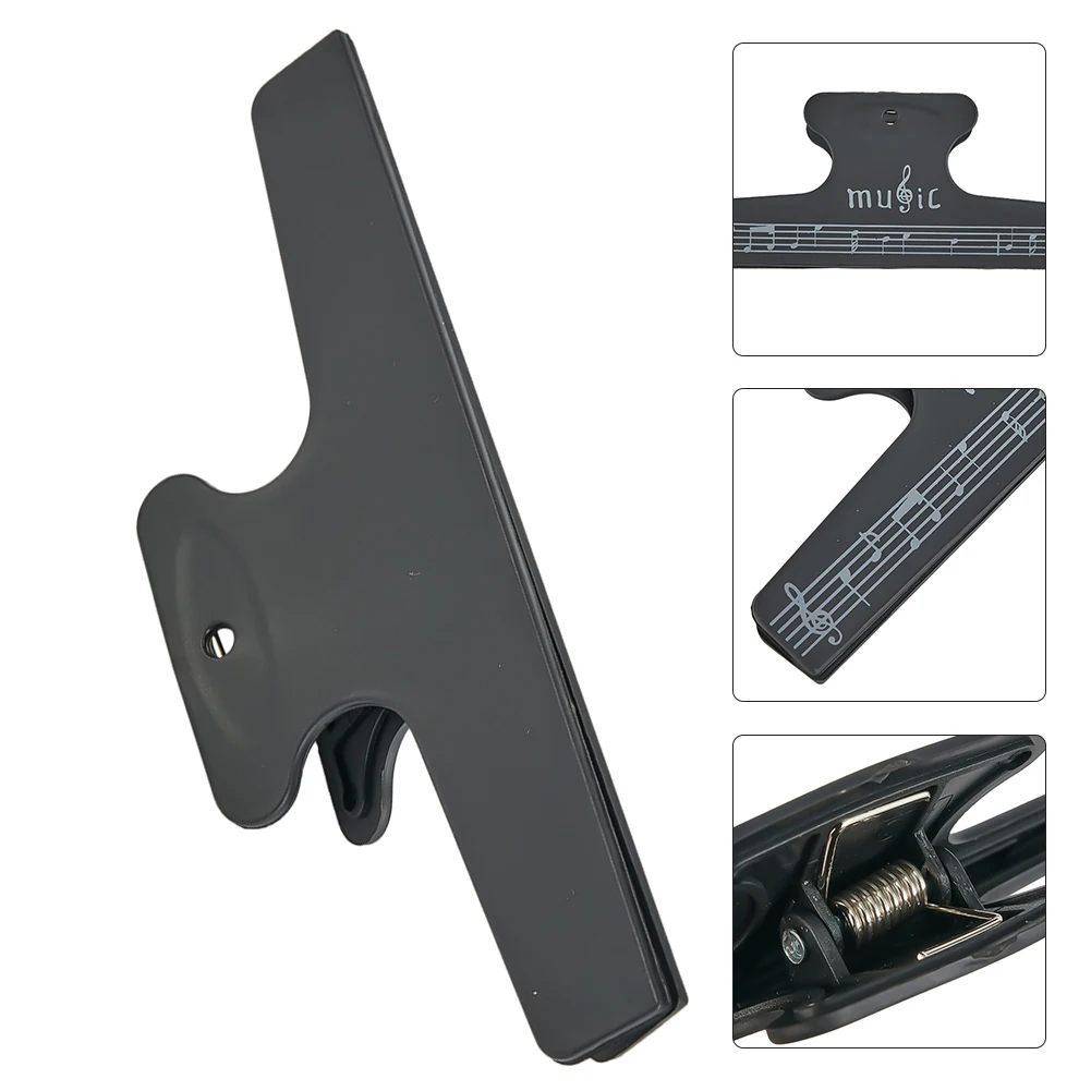 Clip Note Clip For Guitar Black Piano Violin ABS Holder 1 Sheet Music Clip 150 25mm Music Score Note Clip Sheet