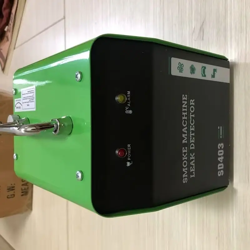 Smoke Machine Leak Detector 12V Dual Mode Car Pipe Leakage Tester with Pressure Gauge & Adjustable