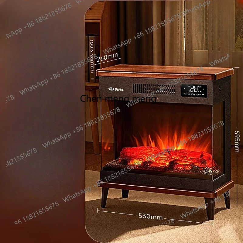 

Graphene heater Fireplace Household living room Flame oven Voice heater