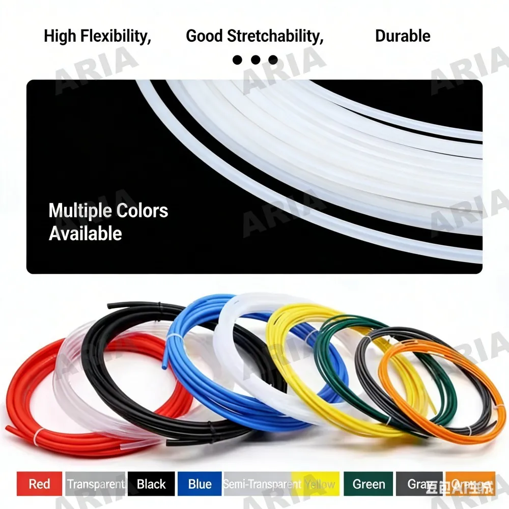 High temperature resistant polytetrafluoroethylene tube PTFE tube  PTFE tube  rigid tube 3D printing of hoses