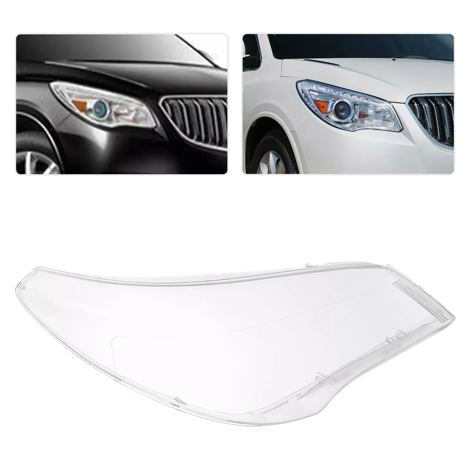 

Passenger Side Headlight Lens Cover 84026396 84026397 For 2013-2017 Buick Enclave Right Headlamp Cover