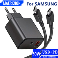 PD Fast Charger for Samsung Galaxy Series S22 S23 Original Quick Charge 50W Type C Wall Charger for iPhone 15 Huawei Xiaomi 14