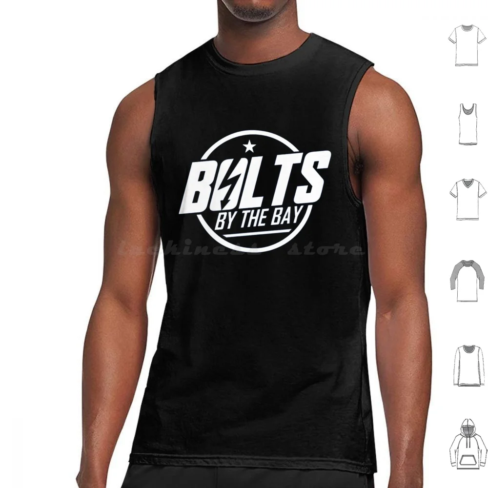 

( 1 ) Tank Tops Vest Sleeveless Go Bolt Bolts Hockey Lightning Tampa Tampa Bay Hockey Ice Hockey Ice Hockey Team Fan