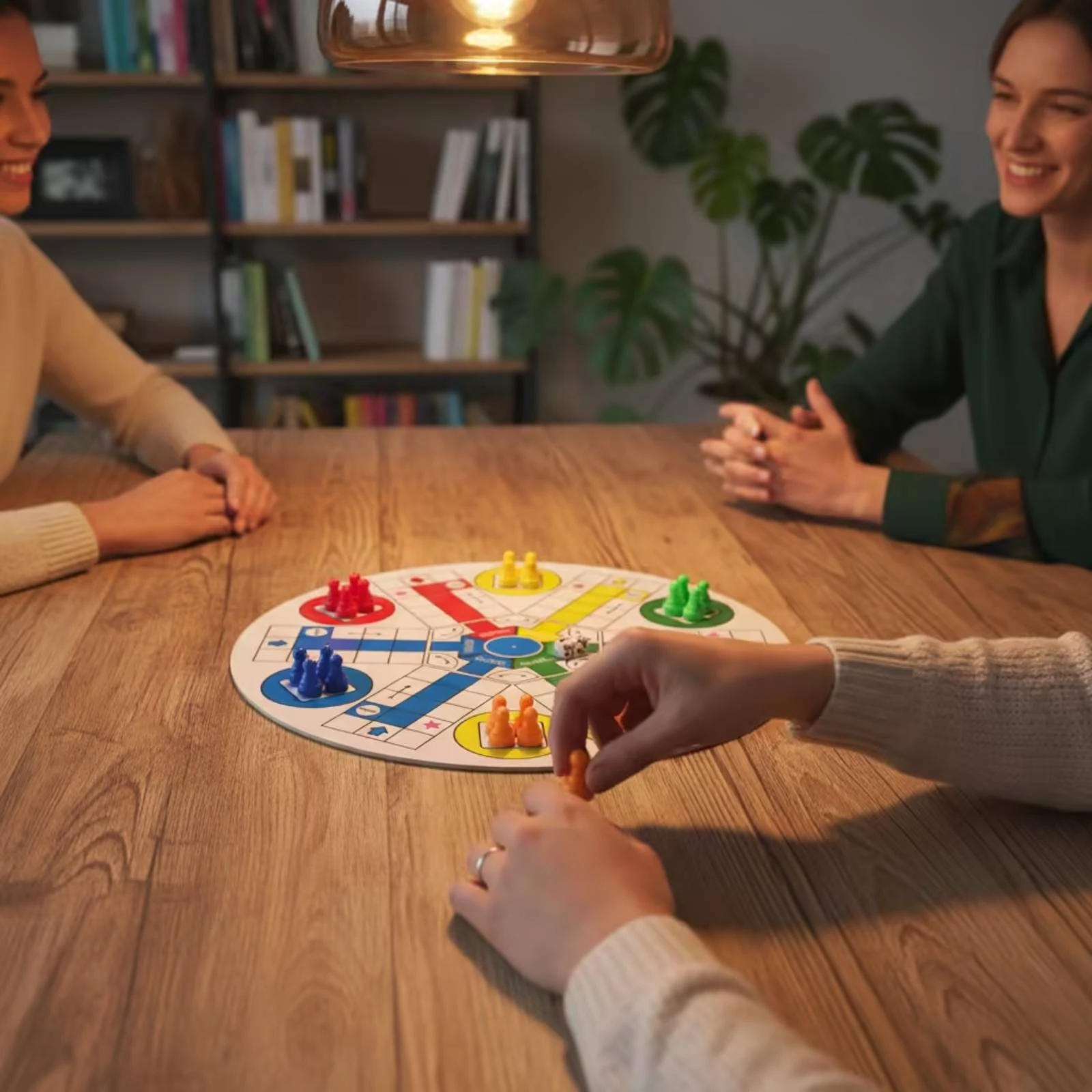 لعبة لودو دائرية ملونة قابلة ل - مراجعة Board Game Simple وسعره