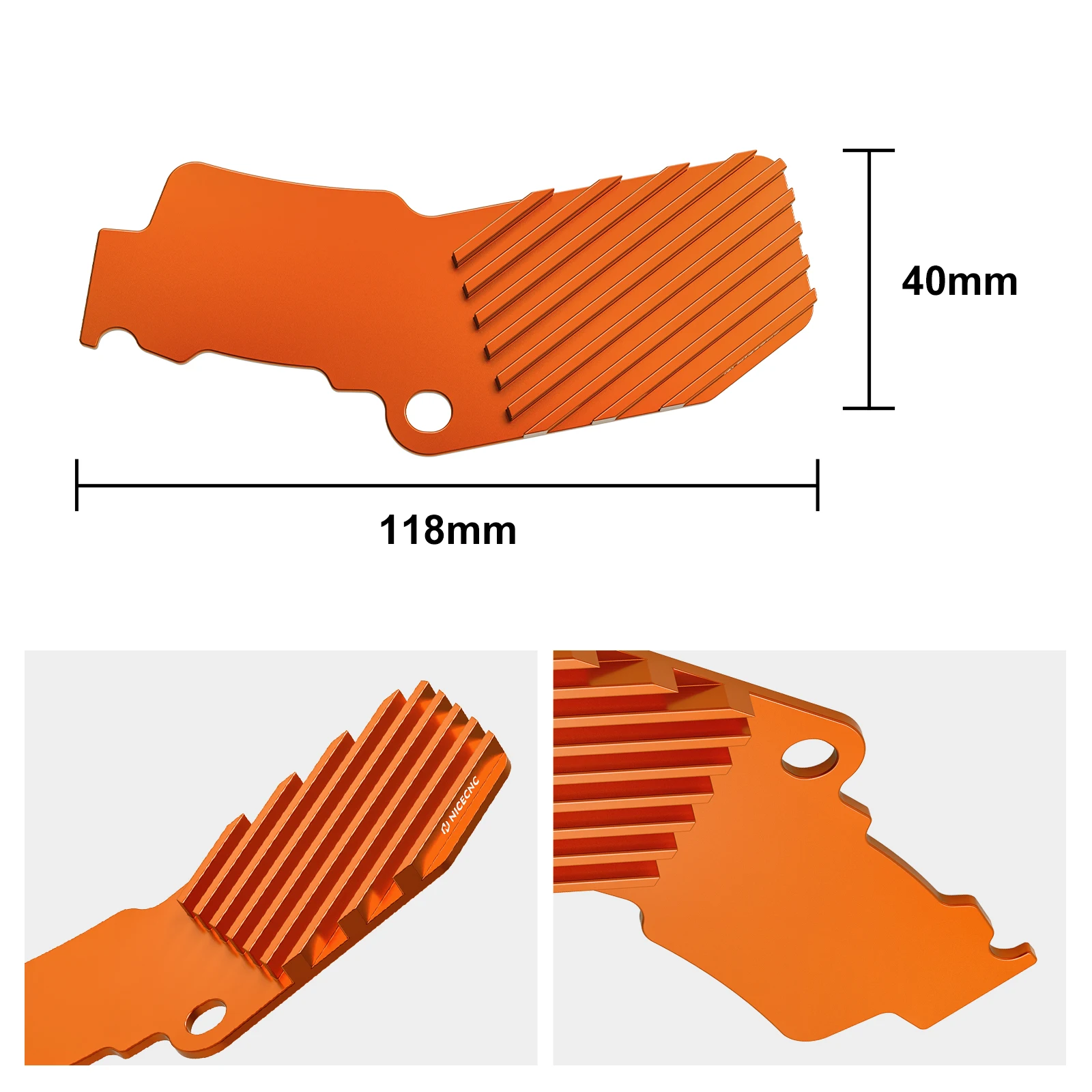 NICECNC For KTM EXC 300 2008-2023 Rear Brake Heat Sink Caliper Cooler For KTM EXC-F 350 SX 125 Husqvarna TE300 GasGas EC 300