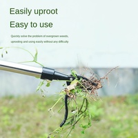 Claw Foot Pedal Weed Puller Weeding Head Stand Up Gardening Digging Weeder Lawn Grass Root Remover Grass Digging Weeder