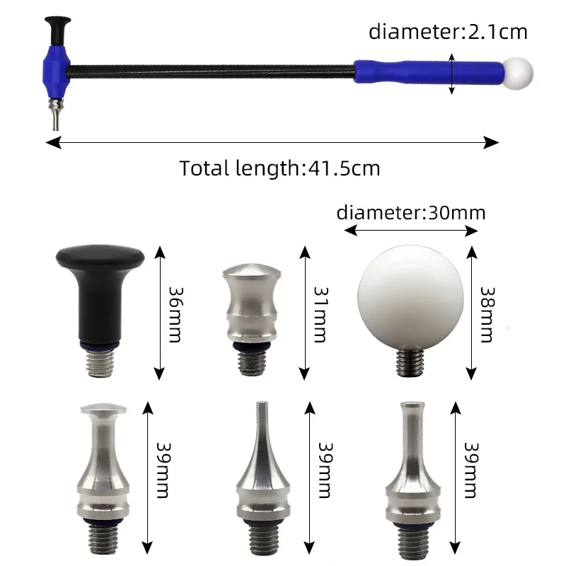 Auto Dent Repair Hammer Car Body Repair Tool Paintless Dent Removal Kit Metal Panel Shaping Hammer for Vehicle Repair