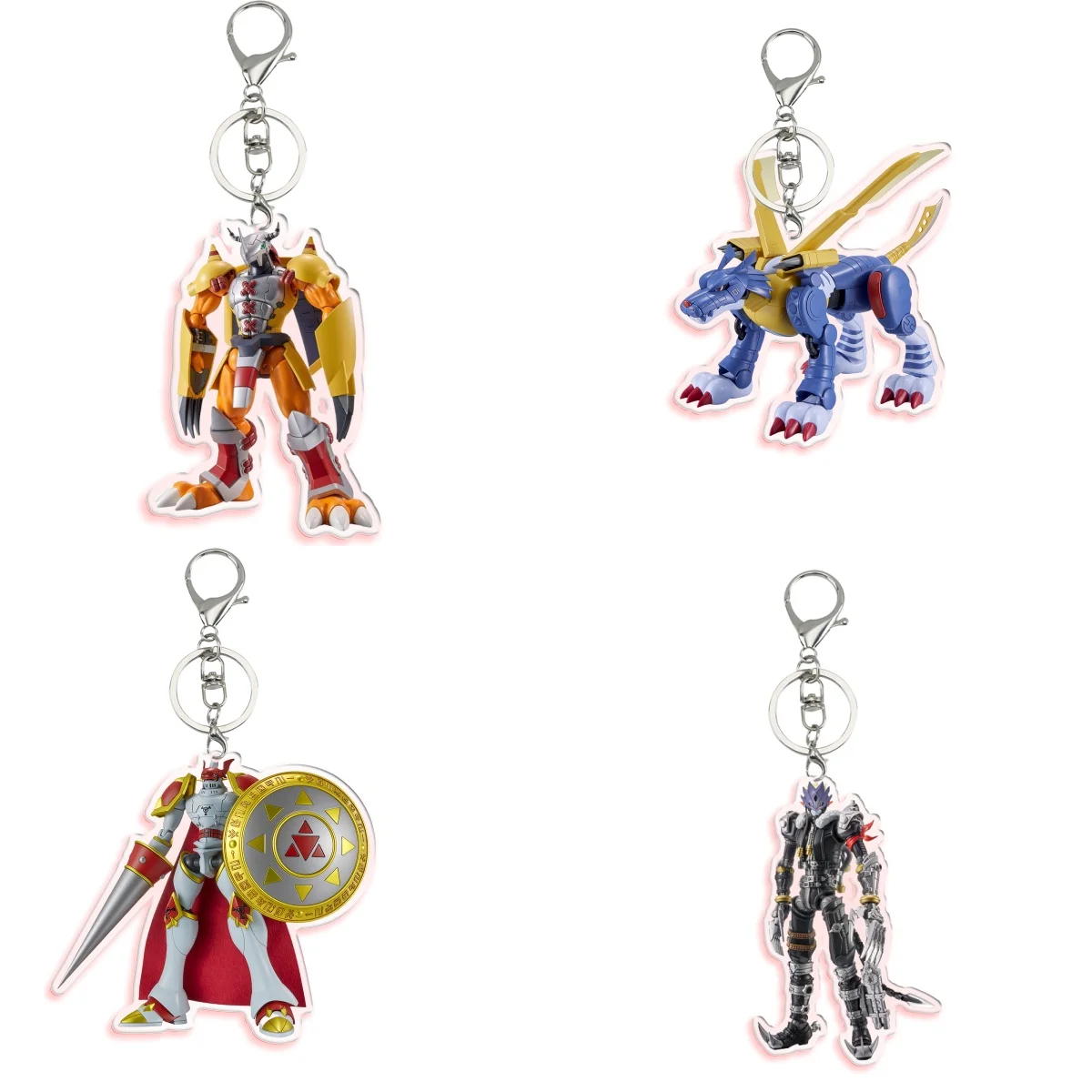 BANDAI Figurka-rise Standard Digimon Adventure Action Toy Figurki Akrylowy brelok do kluczy Anime Classics Zabawka Torba Breloczek