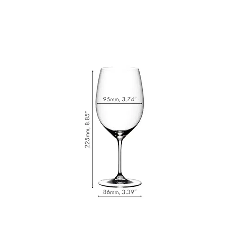 Premium Set of 4 Cabernet Merlot Wine Glasses 21.52oz Dishwasher Safe Glassware Wedding Birthday Anniversary