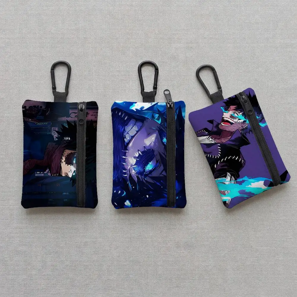 Anime Characters A-Aizawa Shouta Everyday Oxford Cloth Zipper Coin Purse - Lightweight Card Holder & Hanging Key Pouch