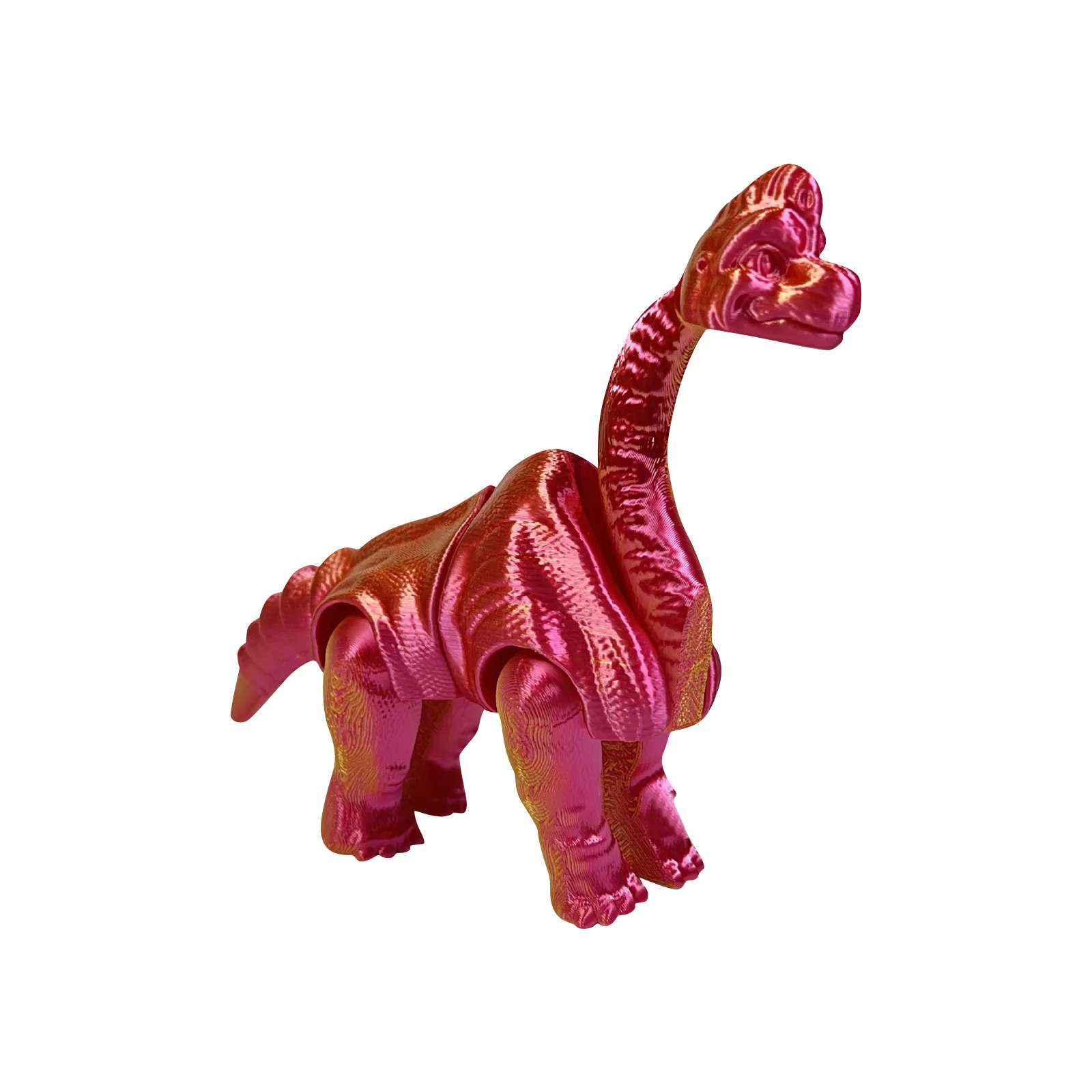 نموذج مطبوع ثلاثي الأبعاد Brachiosaurus تمثال ديناصور مرن الحيوانات مع المفاصل المنقولة ديكور المنزل ألعاب مثيرة للاهتمام للتوحد/Adhd #3