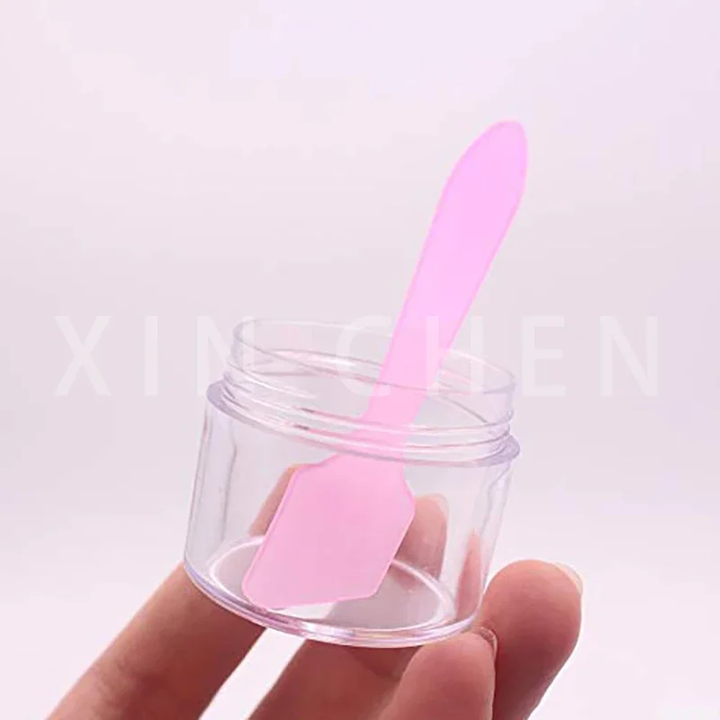 100pcs Mini Cosmetic Spatulas Face Cream Makeup Mask Spoon Cosmetic Scoop DIY Make Up Tools Cream Stick Beauty Tool Kits