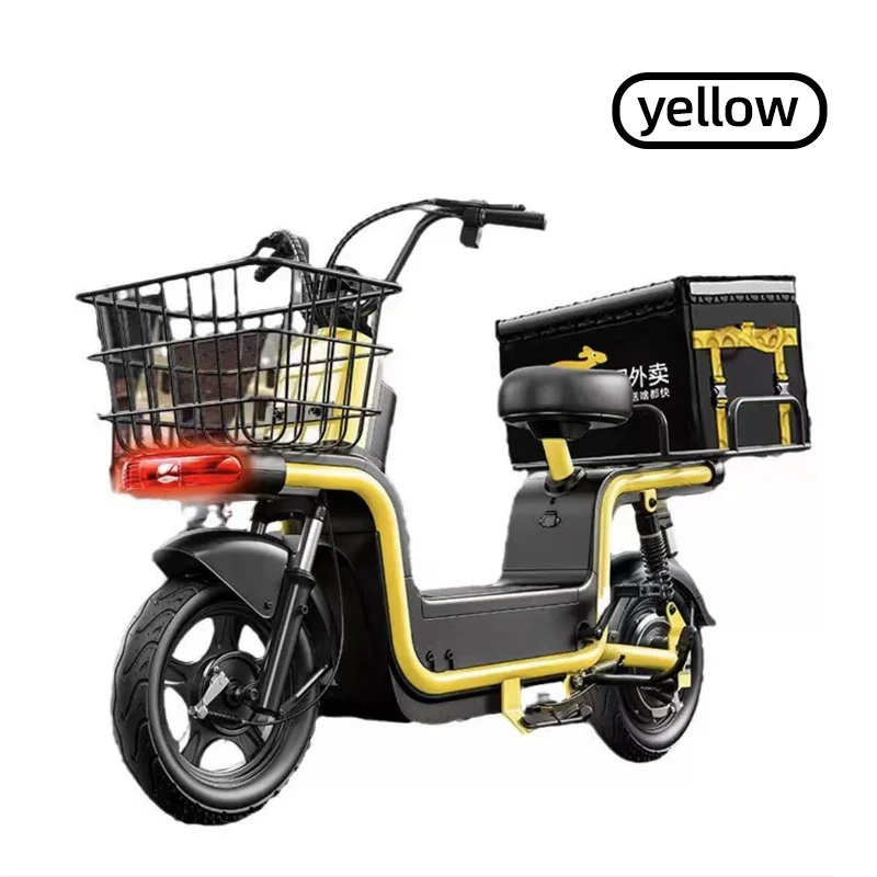 Factory Hot Sale Digital Electric Motorbike 800W Brushless Motor 3-Speed Electronic Power Delivery Motorcycle Takeaway Ebike