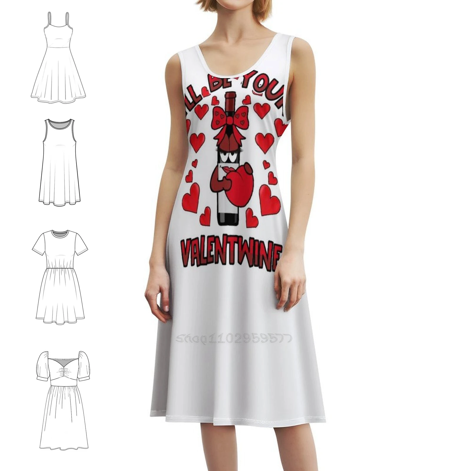 

Забавное сексуальное платье для отпуска бутылки вина на День Святого Валентина для женщин, мини-платье для пляжной вечеринки, дня рождения, забавное пиво на День Святого Валентина