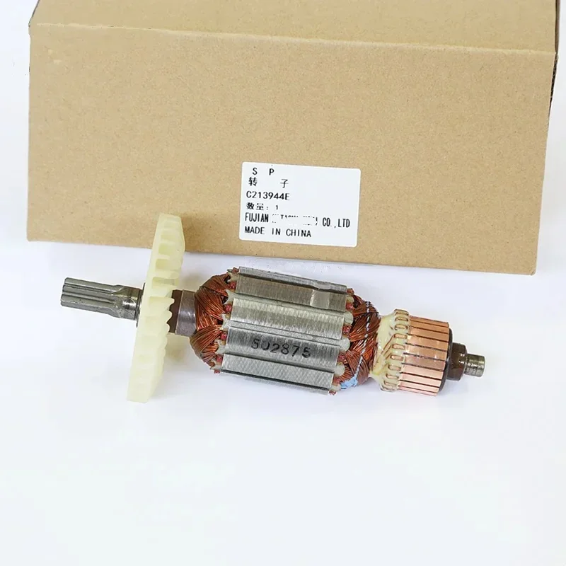 Оригинальный ротор переменного тока 220 В с 6 зубьями C 213944 E для HITACHI HIKOKI DH38SS DH38MS Оригинальный ротор переменного тока 220 В с 6 зубьями C 213944 E для HITACHI HIKOKI DH38SS DH38MS