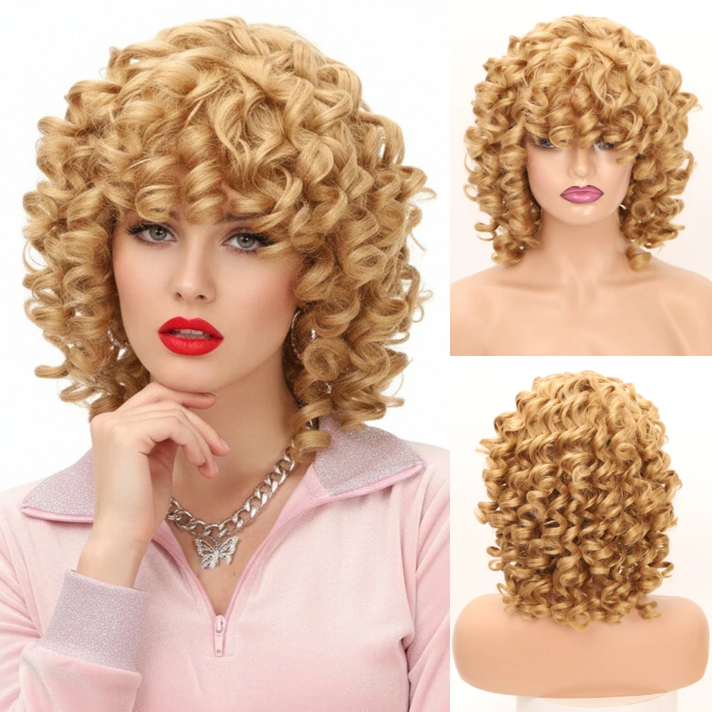 MSIWIGS Women's Short Black Ombre Brown Wig