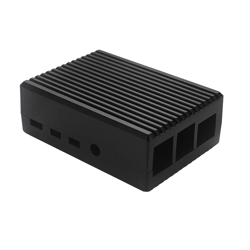 Aluminium behuizing voor Raspberry Pi 4 Black Box Metalen omhulsel Passieve koelingbehuizing voor Raspberry Pi 4 Model B