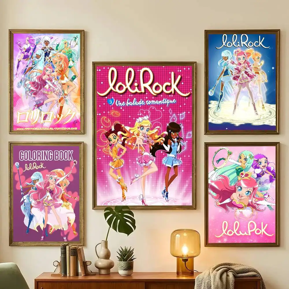 Anime L-LoliRocK Poster Art With Prints Home Bedroom Living Room Decoration Gift