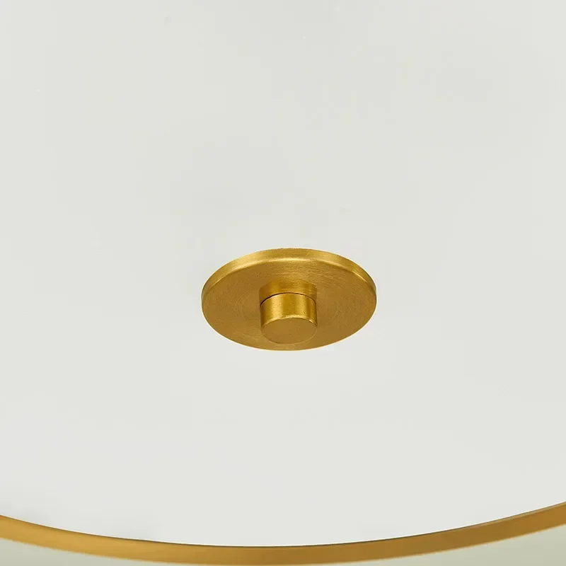 American all-copper modern minimalist ceiling light style atmosphere living room bedroom ceiling light lamp decoration