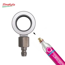 Soda Co2 Refill Adapter  for Pink Co2 Cylinder Exchange Carbonator Fill Station Compatible with DUO Terra Art Soda Tank