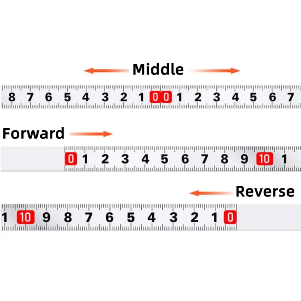 High Quality Self-Adhesive Measuring Tape Stainless Steel 13MM Width Workbench Ruler 1/2/3M Long Metal Tape Measure Miter Track