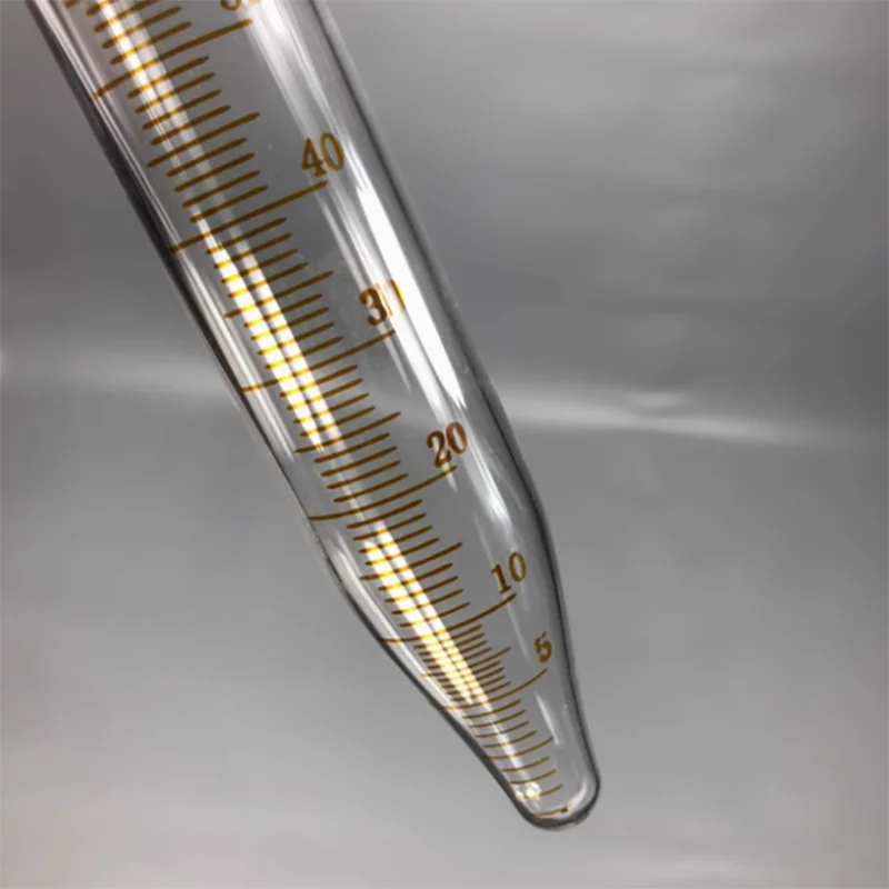 Petroleum tip bottom centrifugal tube conical glass scale plug centrifugal tube 100ml frosted glass plug