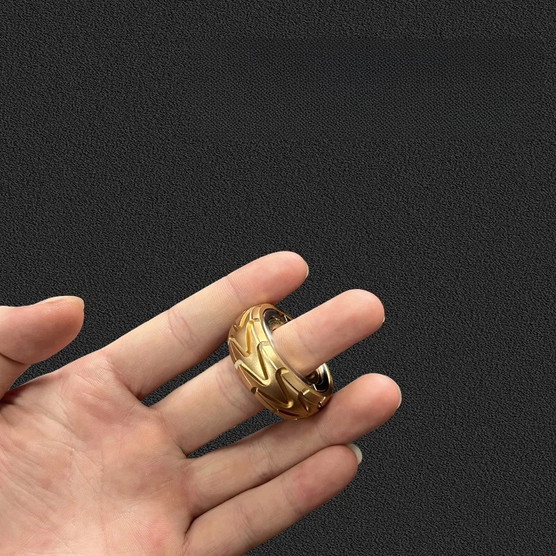 ฟิดเจ็ตสปินเนอร์โลหะ ของเล่นคลายเครียด EDC ของเล่นหมุนนิ้วโลหะ แกดเจ็ตคลายเครียดสำหรับผู้ใหญ่ ของเล่นพกพาสำหรับโต๊ะทำงาน