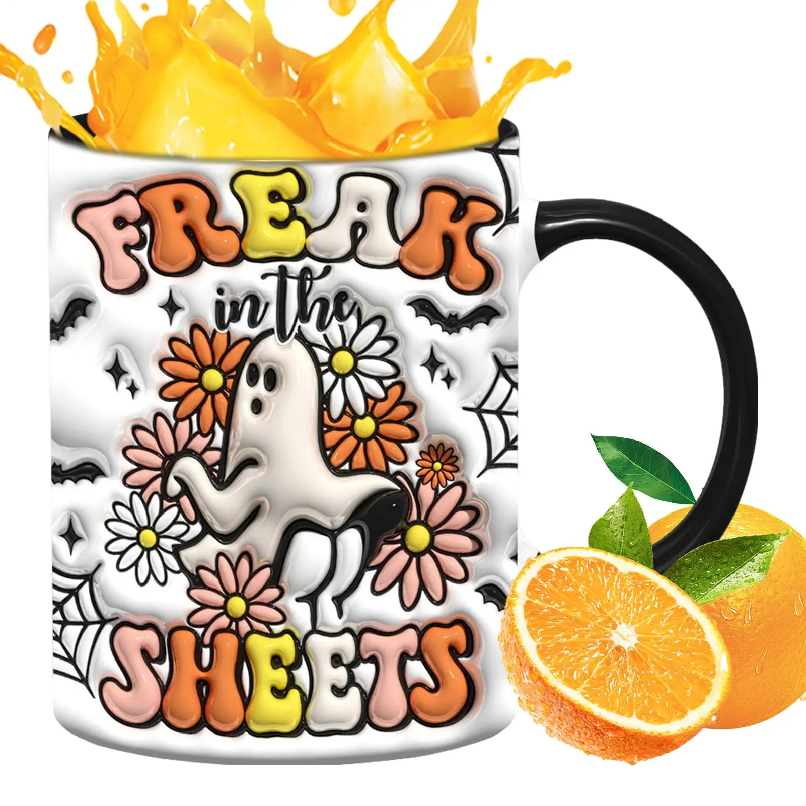 350 ml Kreative Keramik Kaffeetasse Frühstück Becher Milch Tee Tasse Drink Küche Tasse 3D Kreative Nette Paar Becher Gruselige Tee becher