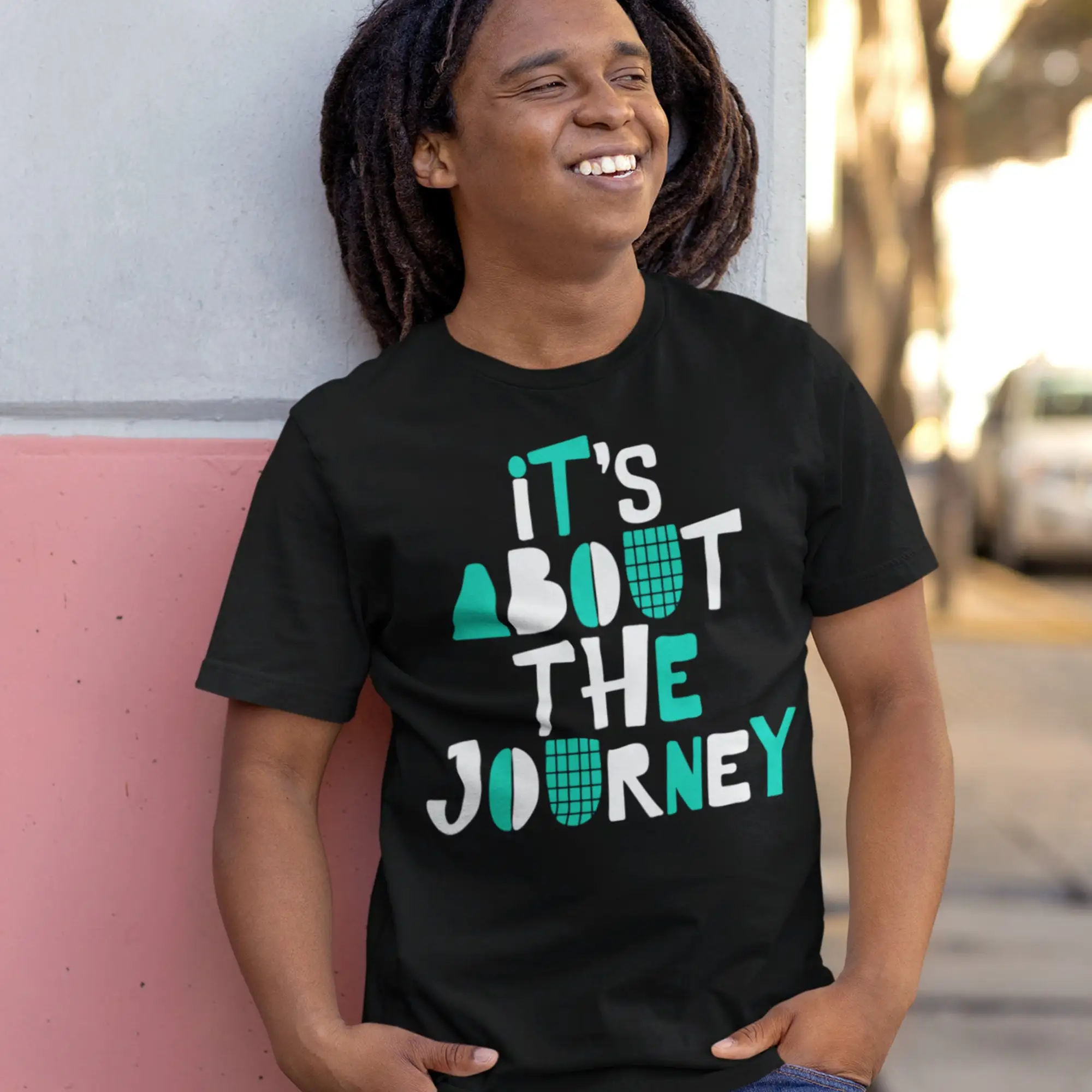 It'S About The Journey T Shirt Adventure Themed Wanderlust Travel Inspired Tee Wanderer Road Trip