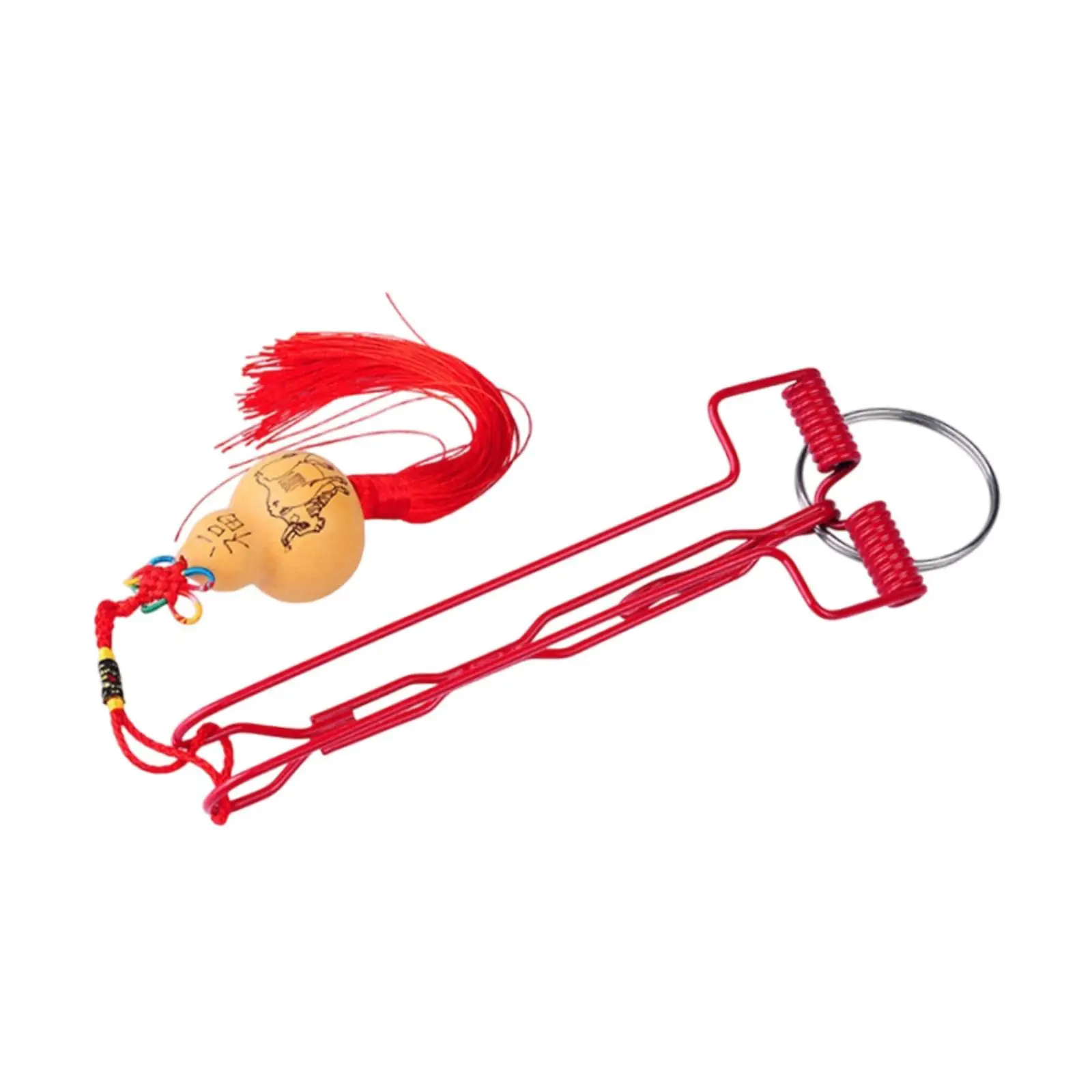 Compact Kick Shuttlecock Hanger with Zodiac Gourd Charm Outdoor Sports Goods