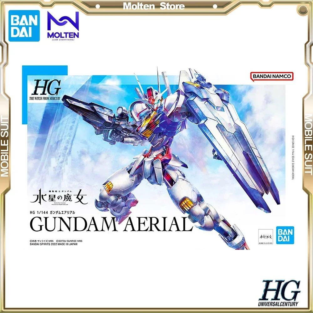 BANDAI Original HG 1/144 Gundam Aerial Rebuild Lfrith Dilanza The Witch From Mercury Mobile Suit Gundam Gunpla Model Kit