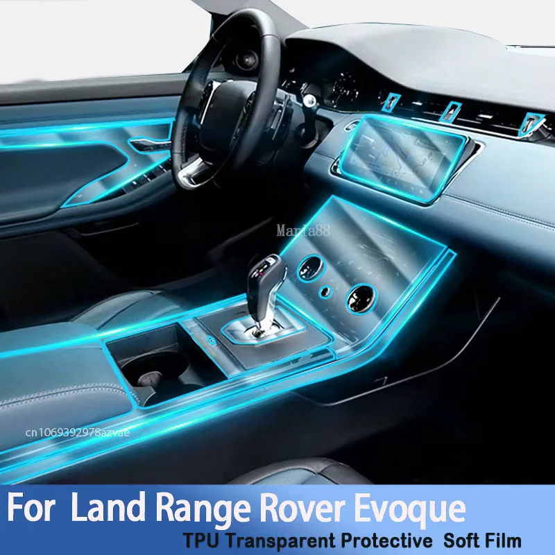 

Car Interior Protective Film For Land Range Rover Evoque 2019-2023 L551 Dashboard Screen Center Console Anti Scratch Cover