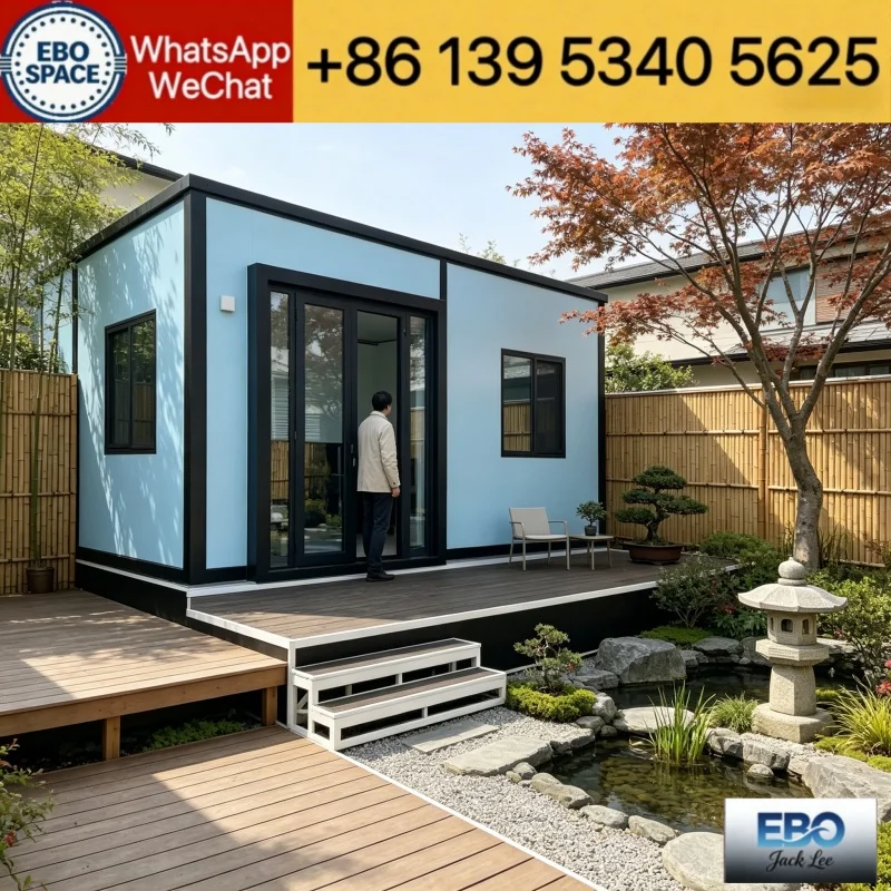 MMC custom 40ft expandable container, log cabin garden house, long lifespan mobile Container Home