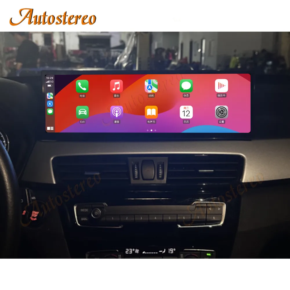 ID8 14.9 Inch Android 14 Carplay For BMW X1 F48 X2 F49 2016-2021 Car Multimedia Player GPS Navigation Auto Radio Screen Headunit