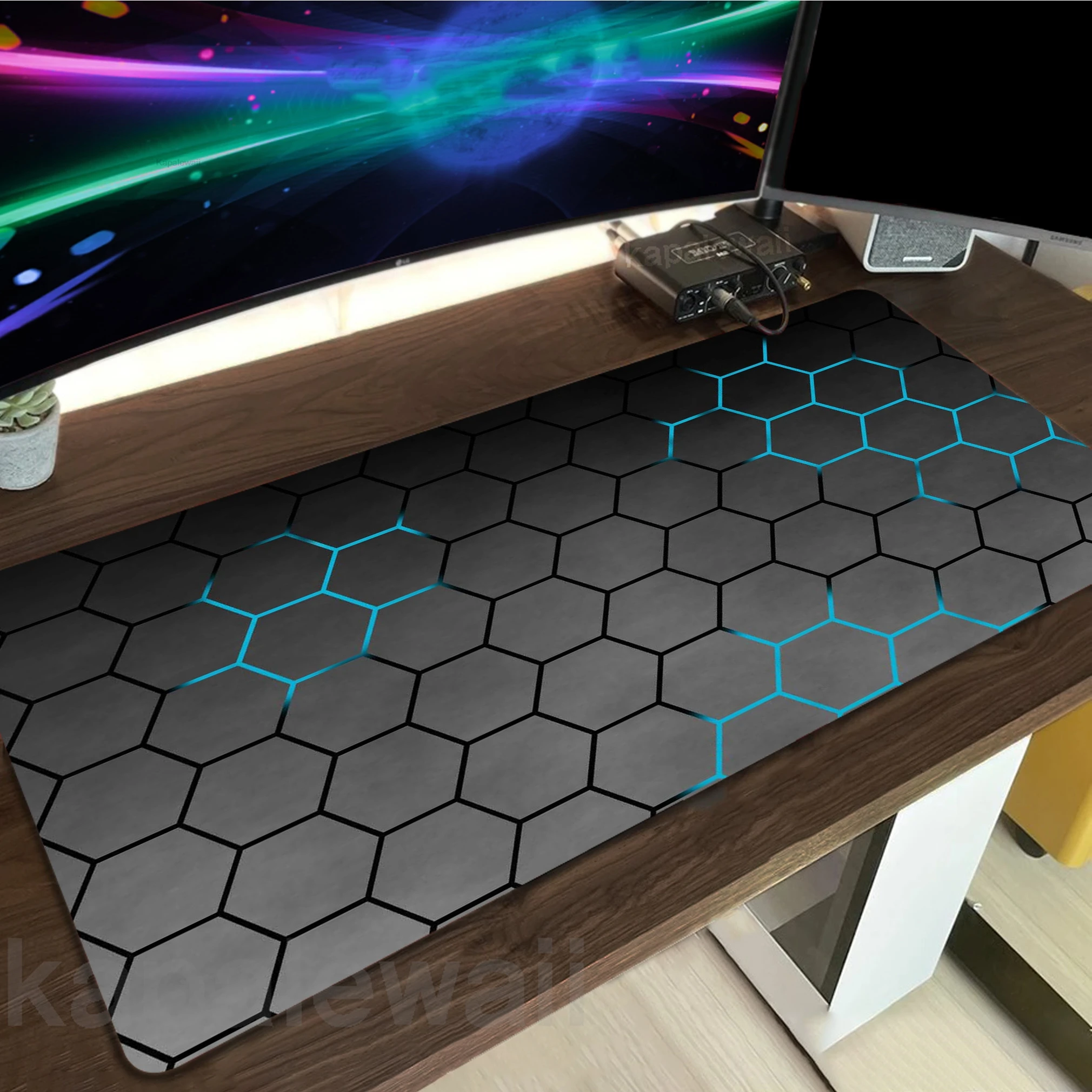 Geometry Mouse Pad Locking Edge Game Mat Gamer Mousepad Gaming Table Carpet Gamer Computer Desk Mat Rubber Anti-slip Mouse Mat