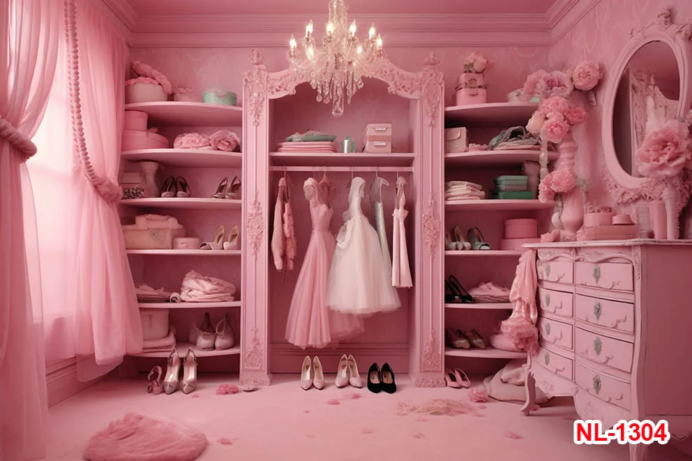 Pink Car Beach Princess Backdrop Girls Birthday Party Decoration Pink Sparkling Photography Background Baby Shower Poster Banner