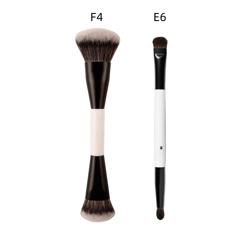 Dual-Ended Foundation Face Brush for Makeup Application