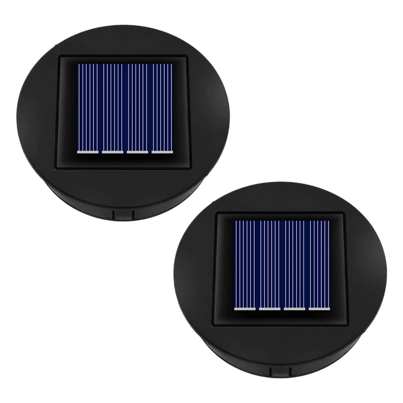 

New 2PCS Solar Light Replacement Top Unit 8Cm,Replacement Solar Panels,For Outside Garden Lantern Solar Lamp