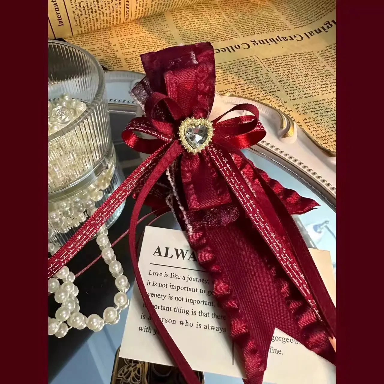 1 par artesanal gótico harajuku preto laço grampo de cabelo punk y2k menina doce grande arco grampos de cabelo duplo rabo de cavalo fita grampo de cabelo