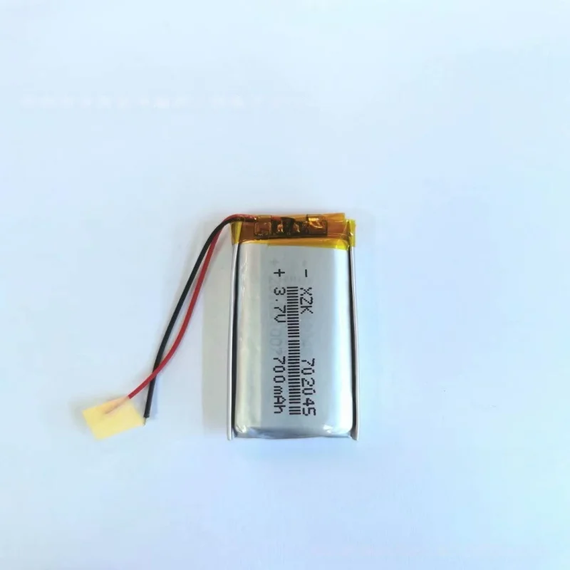 702045 650mAh 3.7V Bluetooth Battery for Beauty Instrument Warning Light LED Bluetooth High Quality Polymer Lithium Battery