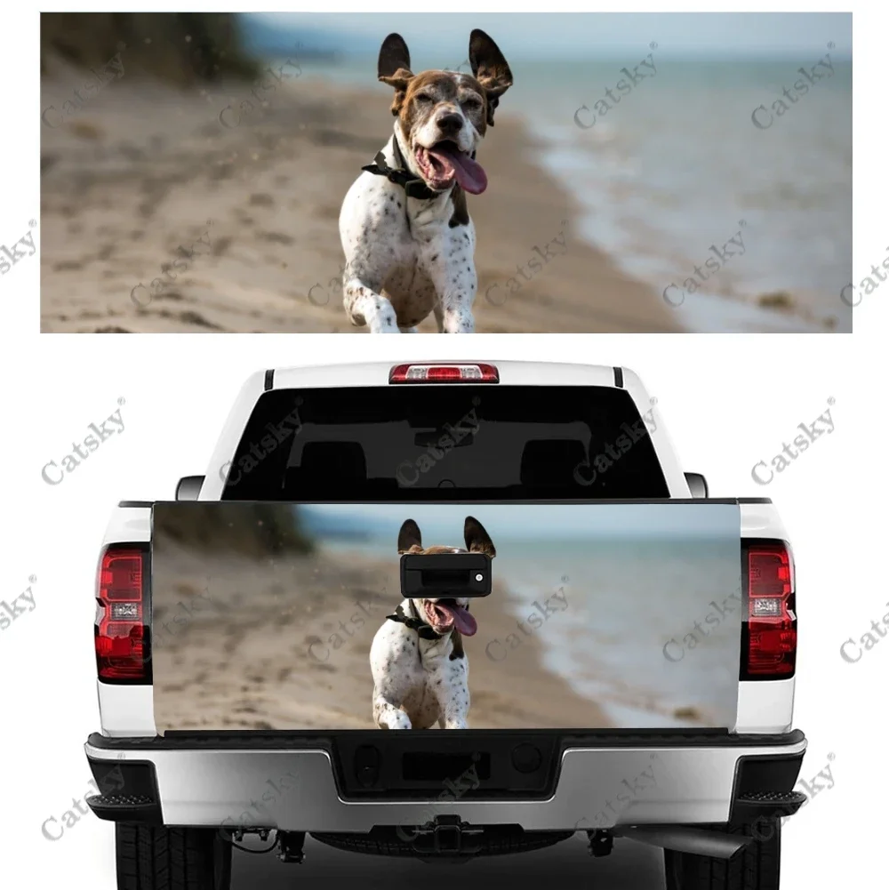 German Shorthaired Pointer Truck Tailgate Wrap Professional Grade Material Universal Fit for Full Size Trucks Car Wash Safe