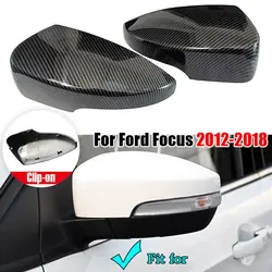 For Ford Kuga Escape 2013-2018 Focus MK3 US 2012-2018 Car Replacement Rearview Side Mirror Cover Wing Cap Exterior Door Trim